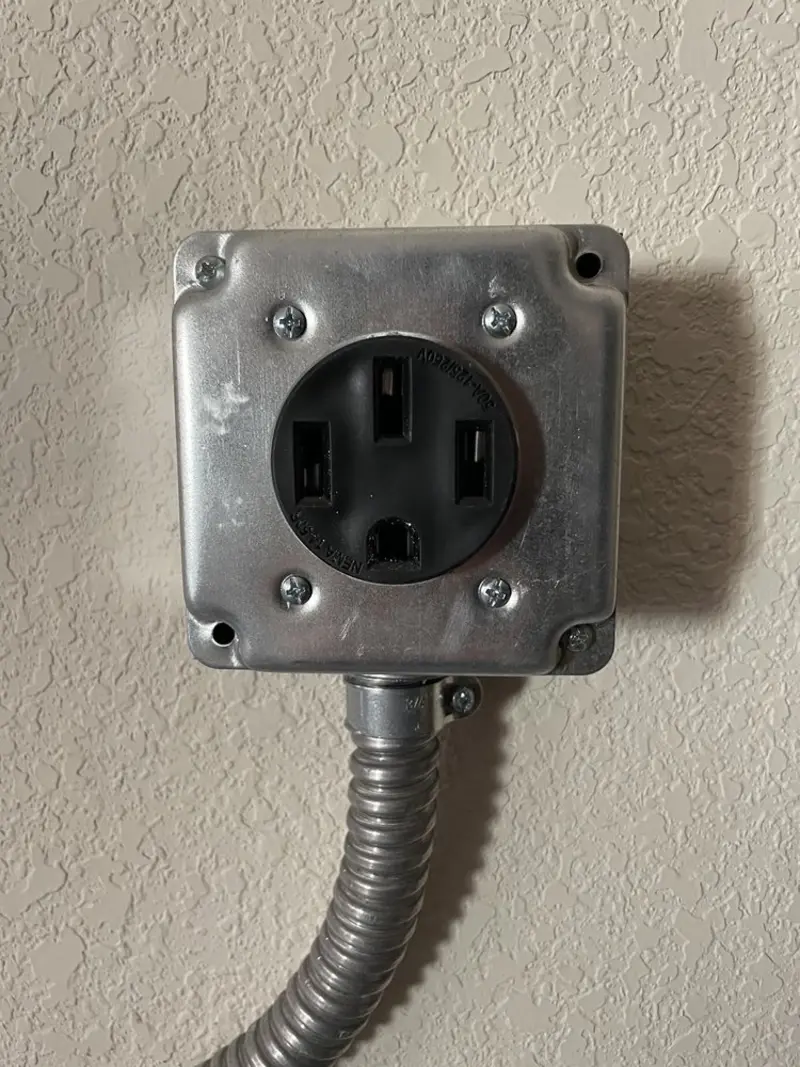 NEMA 14-50 outlet installed for Smart Home Electrical in Knoxville